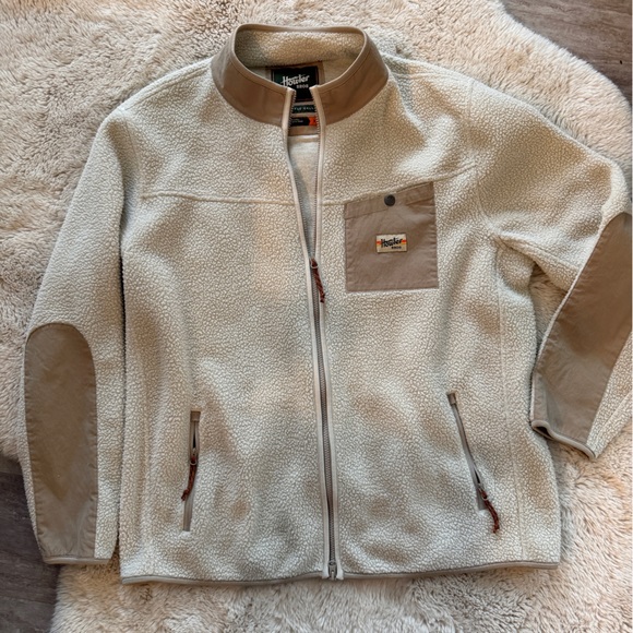Howler Brothers Other - Howler Brothers Chisos Fleece Jacket - Cream and Tan Sz xl